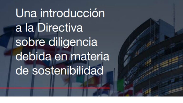 UNA INTRODUCCIÓN A LA NUEVA DIRECTIVA SOBRE DILIGENCIA DEBIDA